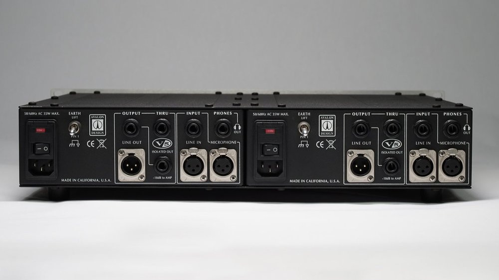 Avalon V55 Dual Mono Mic Preamp-Reamp-D.I