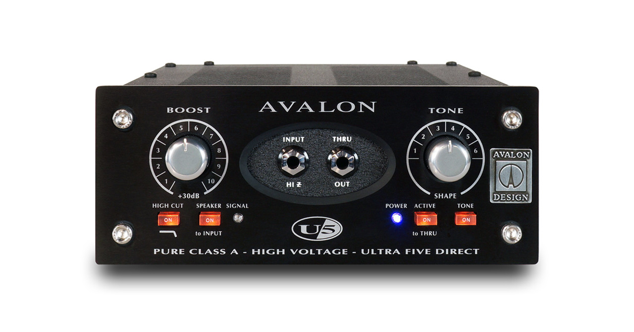 Avalon U5 Mono Instrument D.I - Preamp Black