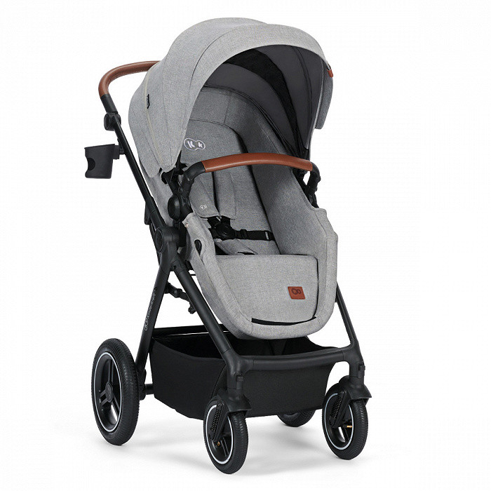 KINDERKRAFT PRAM 3IN1 B-TOUR Light Grey - Main Image