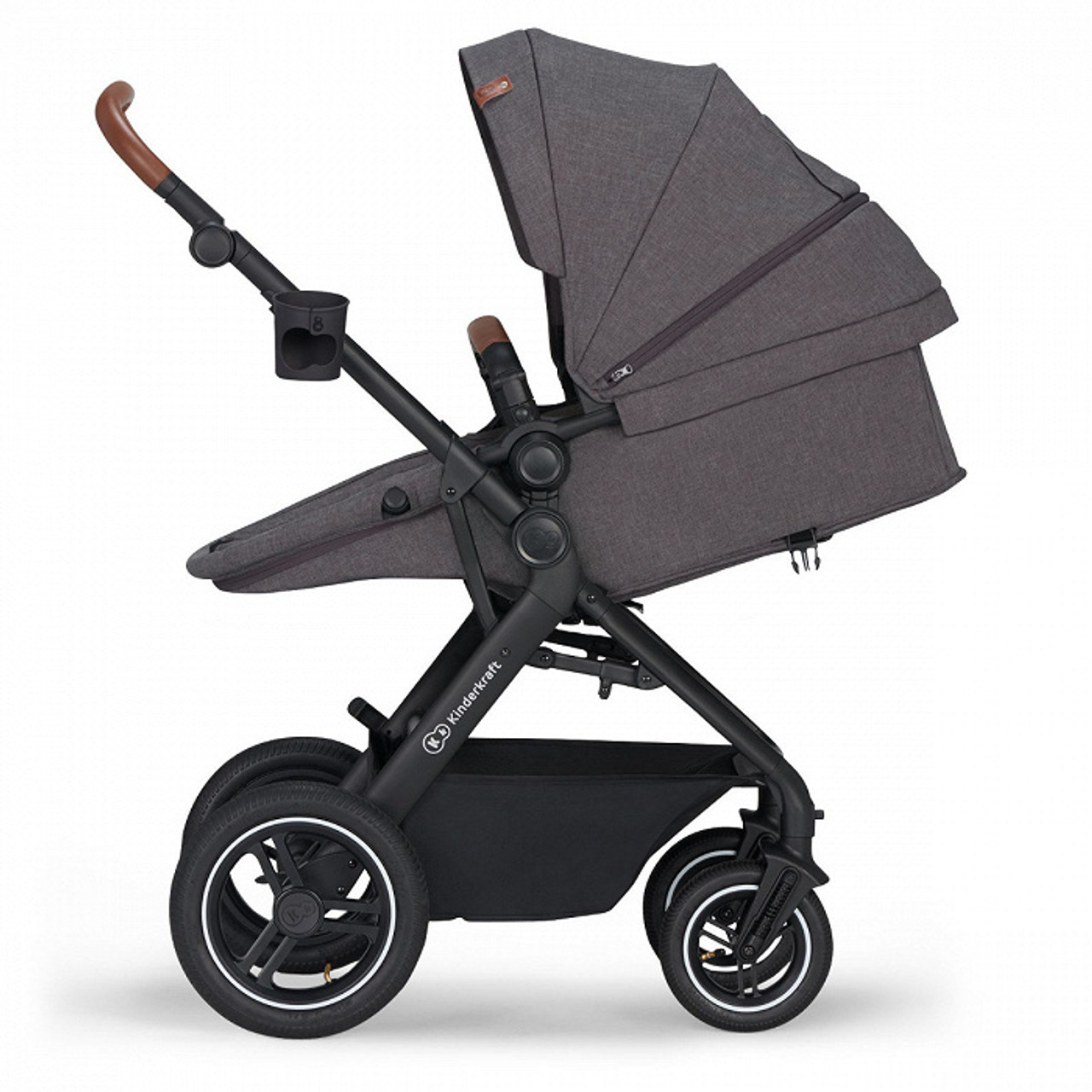 Kinderkraft - 3-in-1 Prime 20' Stroller W/ Accessories - Grey