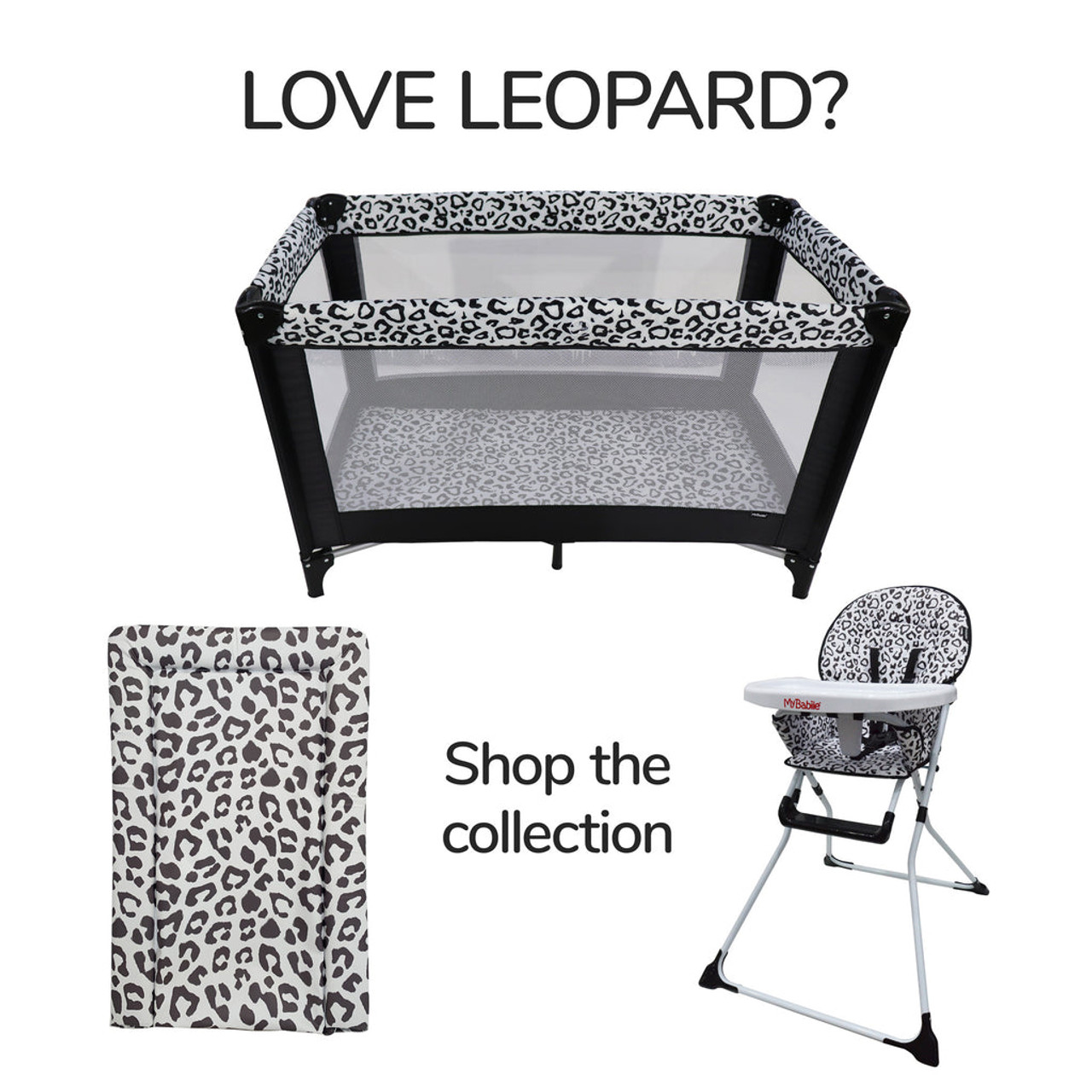 My Babiie Dani Dyer Travel Cot - Elephants