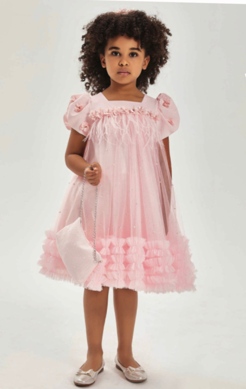 Pale pink outlet girls dress