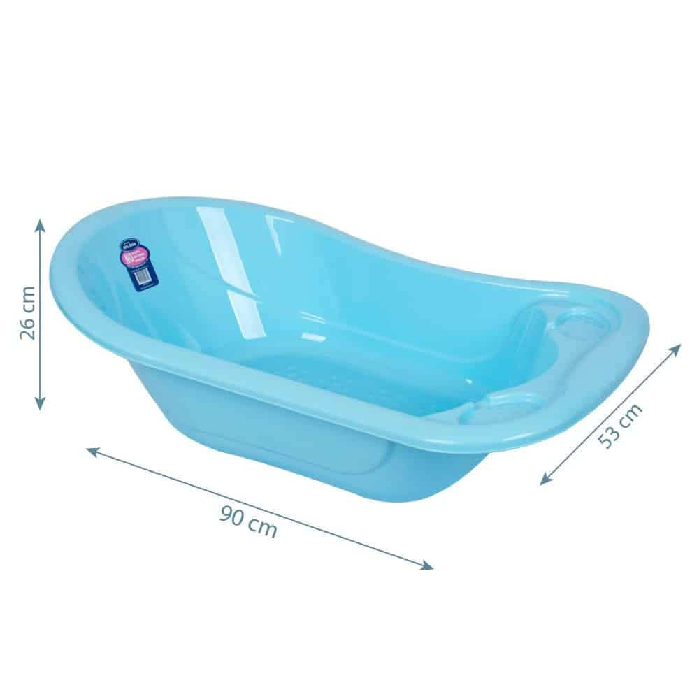 Blue Baby Bathtub With Drain