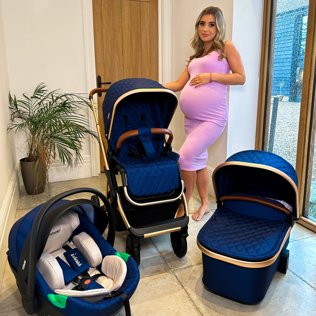 My Babiie MB500i Dani Dyer Opal Blue iSize Travel System