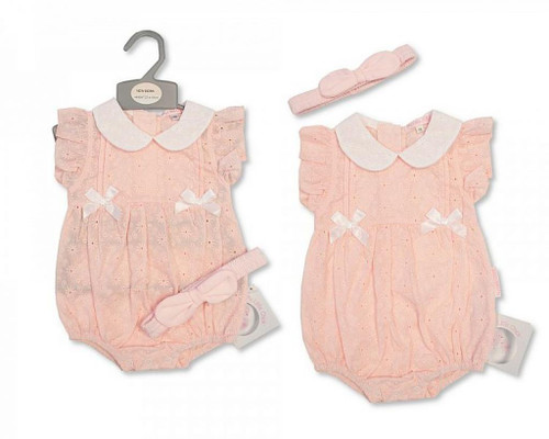 Baby Girl Spanish Summer Broderie anglaise romper set