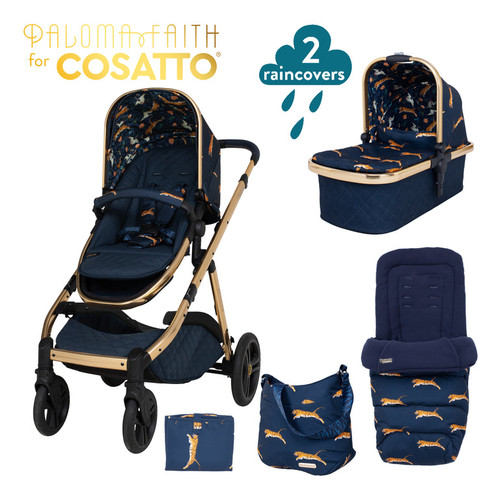 Cosatto Wow XL Pram and Accessories Bundle On The Prowl Cosatto Wow XL Pram and Accessories Bundle On The Prowl