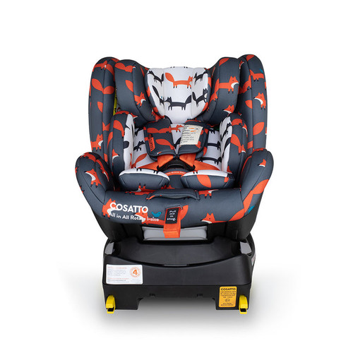 Cosatto All in All Rotate i-Size Car Seat Charcoal Mister Fox Cosatto All in All Rotate i-Size Car Seat Charcoal Mister Fox