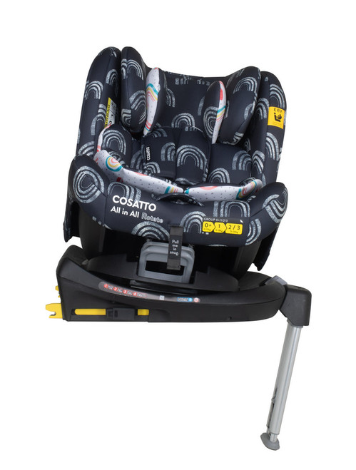 Cosatto All in All Rotate Group 0+123 Car Seat Night Rainbow