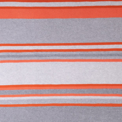 Cosatto Stripe Blanket Grey Orange