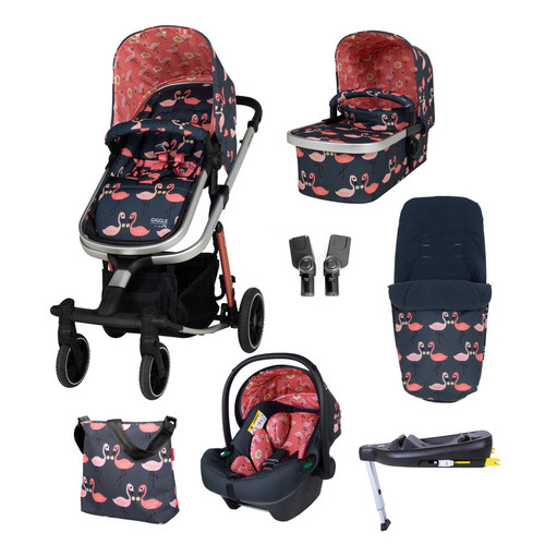 Cosatto Giggle Trail 3 in 1 i-Size Everything Bundle Pretty Flamingo