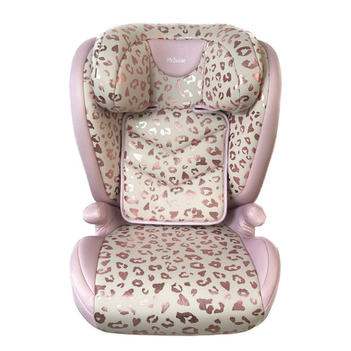 My Babiie iSize Blush Leopard Car Seat (100-150cm)