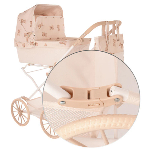 Roma Teddy Reborn Dolls Pram - Roma Prams