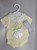 Yellow Woven Ribbon Spanish Romper 3-12M