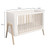 Troll Torsten 2 Piece Set - Cot and Dresser - White/Natural Wax