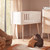 Troll Retro Crib - White/Natural