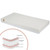 Harmony Hypo-Allergenic Bamboo Sprung Cot Mattress 120 x 60cm