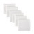 Mother&Baby Organic Cotton Muslins 6 Pack - White