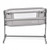 KINDERKRAFT TRAVEL COT NESTE UP - GREY