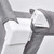 Shnuggle Air Bedside Crib - Dove Grey