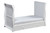 East Coast Nebraska Sleigh Cot Bed With Drawer White