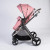 Push Me Pace 3 in 1 Travel System with Infant Carrier - Blush