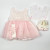 Visara Cute Girls Dress - Pink