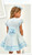 Girls pretty pale blue party dress