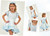 Girls pretty pale blue party dress