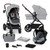 KINDERKRAFT Multifunctional pushchair 3in1 A-TOUR