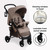 MB30 Pushchair - Dani Dyer Taupe Plaid