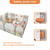 New 14 Panel Foldable Kids Safety Enclosure New Customized Baby Playpen Safety Zone