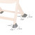 Set of ENOCK high chair adapters - Kinderkraft
