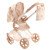 Roma Teddy Single Dolls Pram - Roma Prams