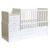 Kudl White Cotbed Simple with Drawer Unit