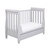 Babymore Eva Brown Drop Side Cot Bed With Mattress