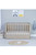 Babymore  Veni Cot Bed - Oak With Mattres