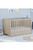 Babymore  Veni Cot Bed - Oak With Mattres