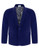 Royal Blue Velour Formal Jacket Coat With Paisley Lining (1-15 Years)