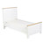 Aylesbury 2 Piece Nursery Furniture Set (Cot Bed & Dresser) - White & Ash