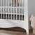 Cuddle co Clara Cot Bed - White & Ash