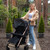 My Babiie Billie Faiers Quilted Black Lightweight Stroller