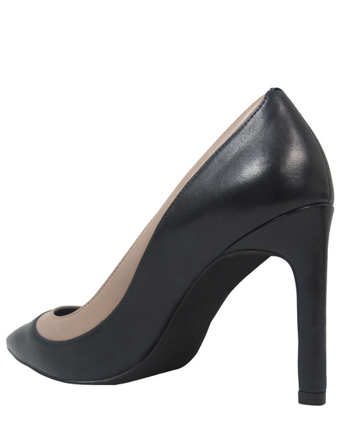 Hanover Navy & Nude Leather Pointed Toe Stiletto Heel & Wittner & Wittner Shoes