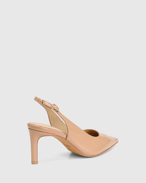 Pier Sunkissed Tan Leather Stiletto Heel Slingback Sandal & Wittner & Wittner Shoes