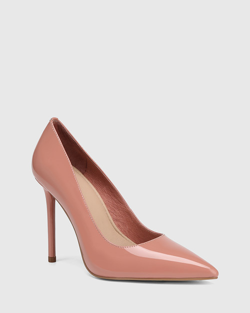 Violeta Tawny Pink Patent Leather Stiletto Heel Pump