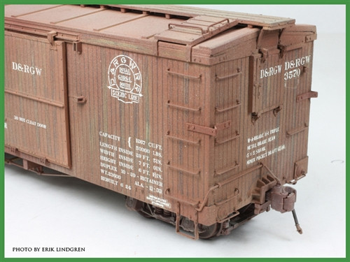 On3 D&RGW 3000 Series Box Car Kit - San Juan Car Company