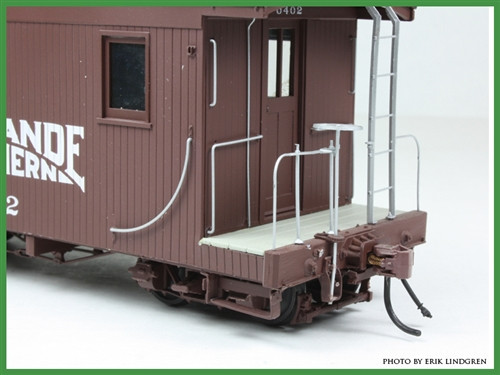 On30 D&RGW/RGS Short Caboose Kit - San Juan Car Company