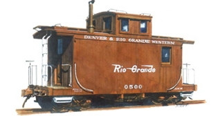 On30 D&RGW/RGS Short Caboose Kit - San Juan Car Company