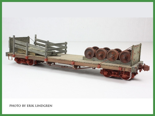 D&RGW Wheel Car 金属製　On3 On3 D&RGW Wheel & Tie Car Kit #06092 - San Juan Car Company