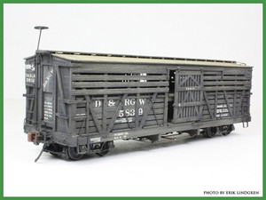 On3 D&RGW 6500 Series 40' Flat Car Kit - San Juan Car Company