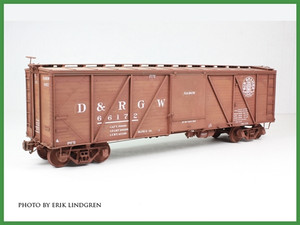 O Scale D&RGW Fowler Box Car Kit